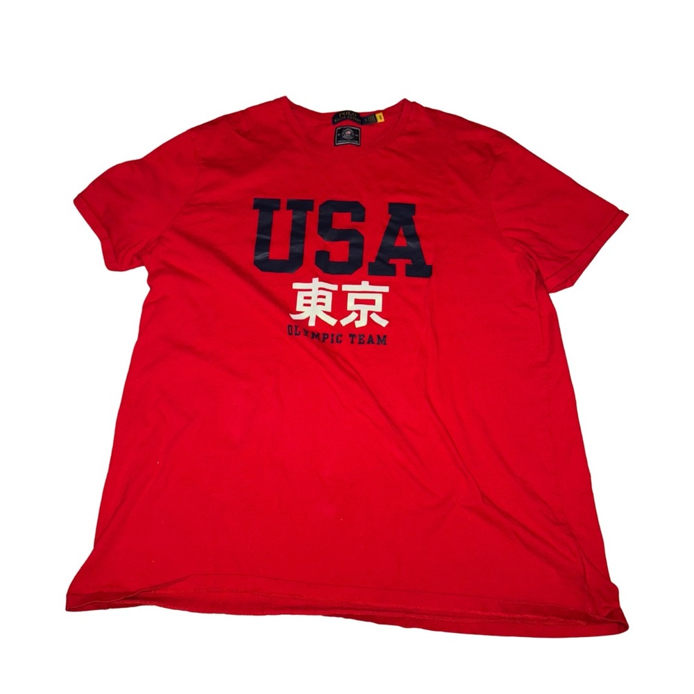 Red USA Olympic Team Men's Shirt